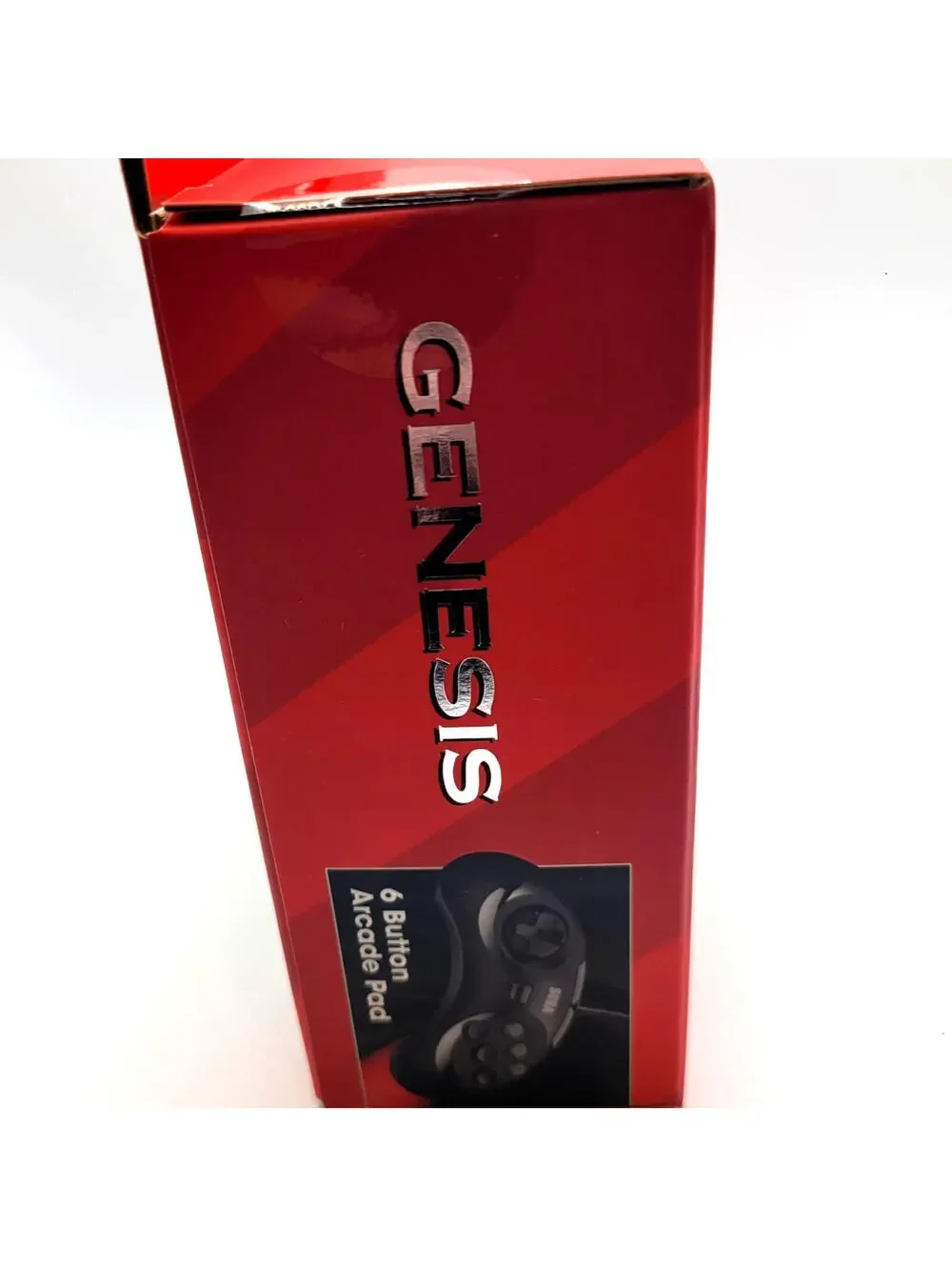 Retro-Bit Official Sega Genesis Controller 6-Button Arcade Pad - Black